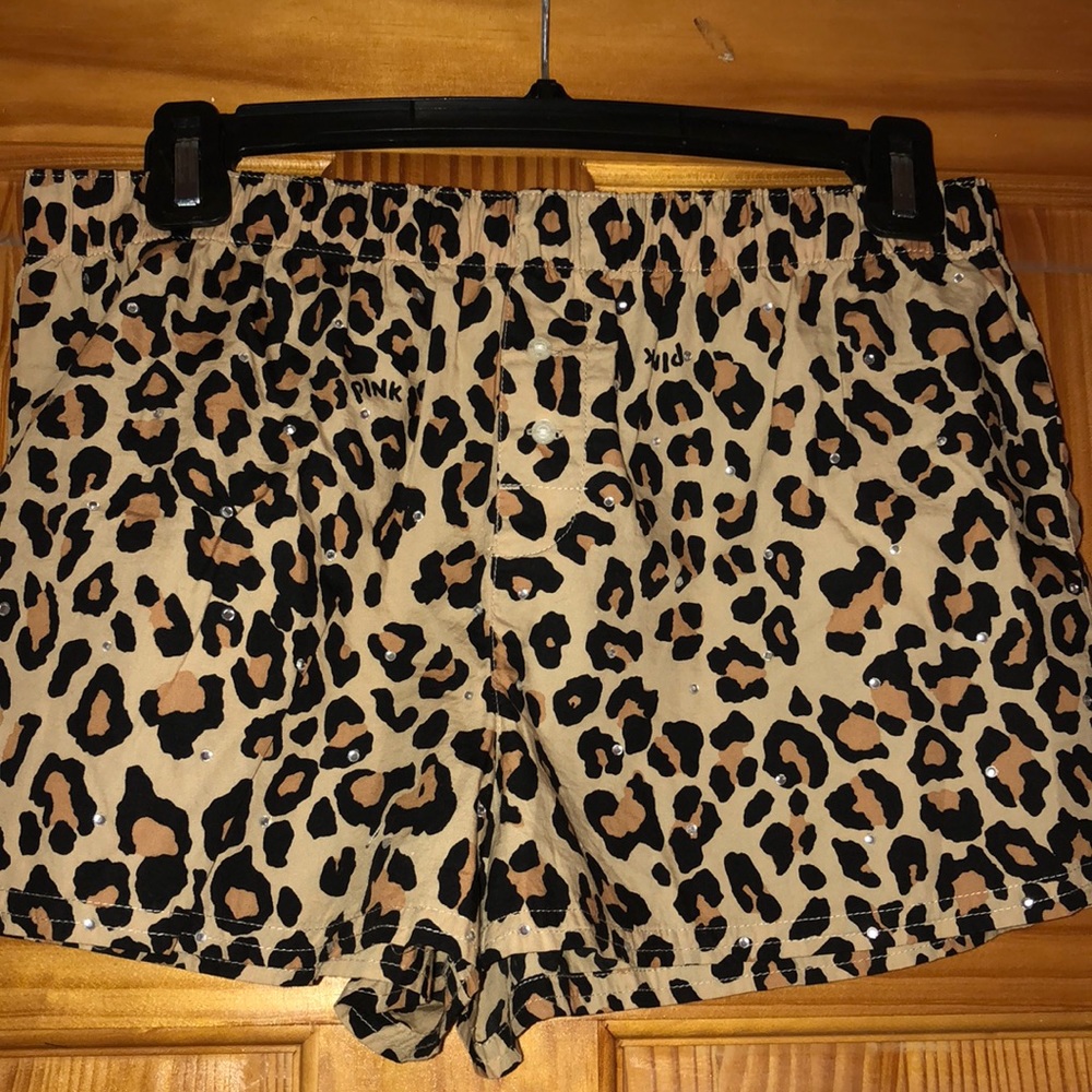 Pink Victoria Secret Pajama Shorts